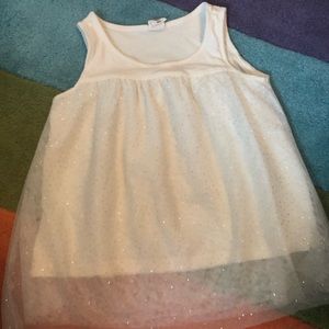 GAP Sparkly Tulle Tank